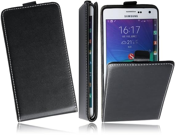 Premium Slim Flexi Handytasche für Samsung Galaxy Note Edge N915F Flip Case Schutzhülle Slim Design Tasche Hülle Cover Flip S