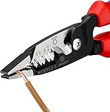 KNIPEX Wire Stripper 200mm Metric 0.75-6mm Solid 0.5-4mm Stranded Handles view 5