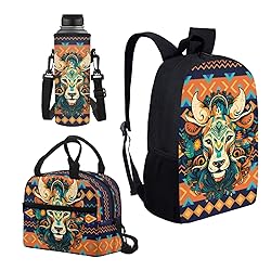 Glomenade Aztec Lion Western Backpack for Boys Kids