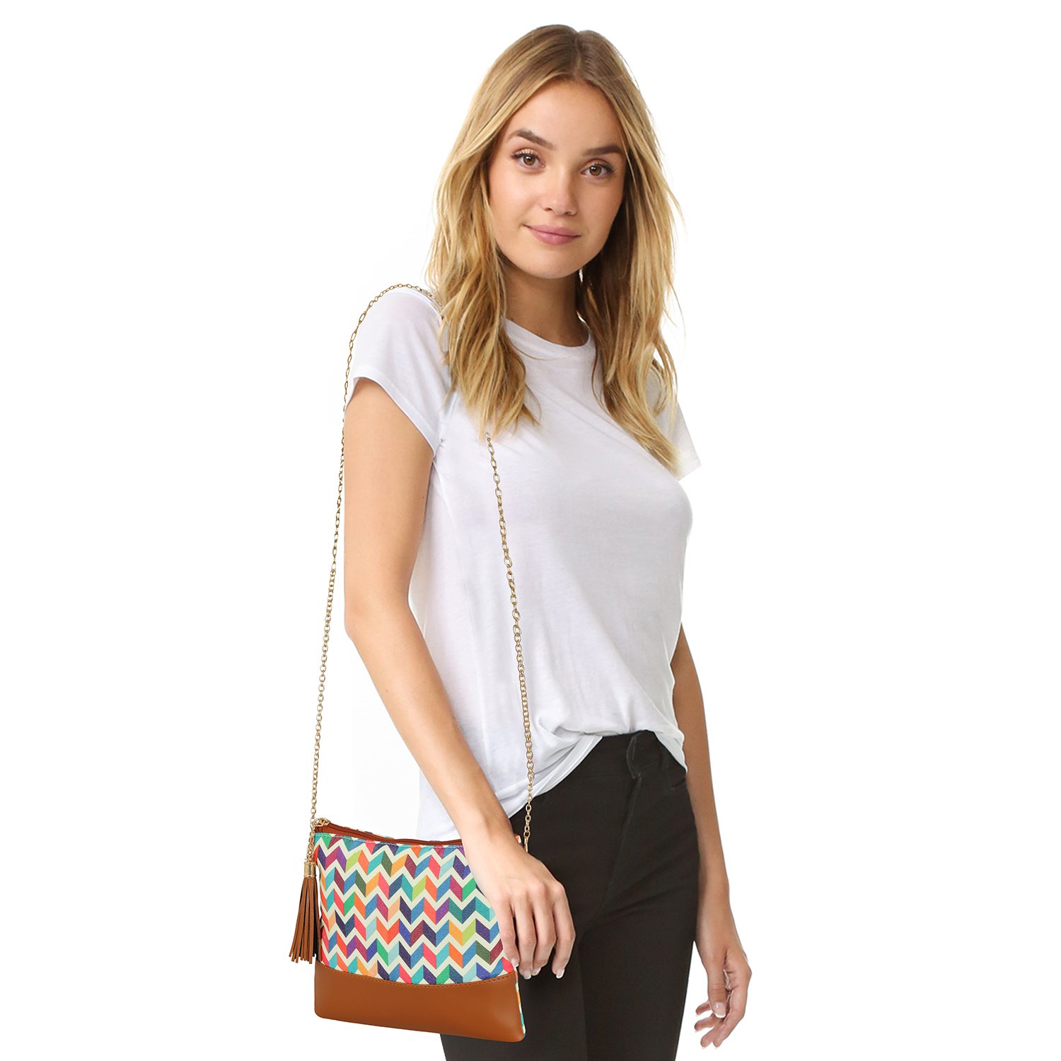 kleio women's sling bag (eco2012kl-m3 , multicolor)