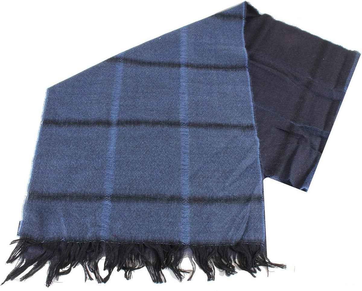 check wool scarf