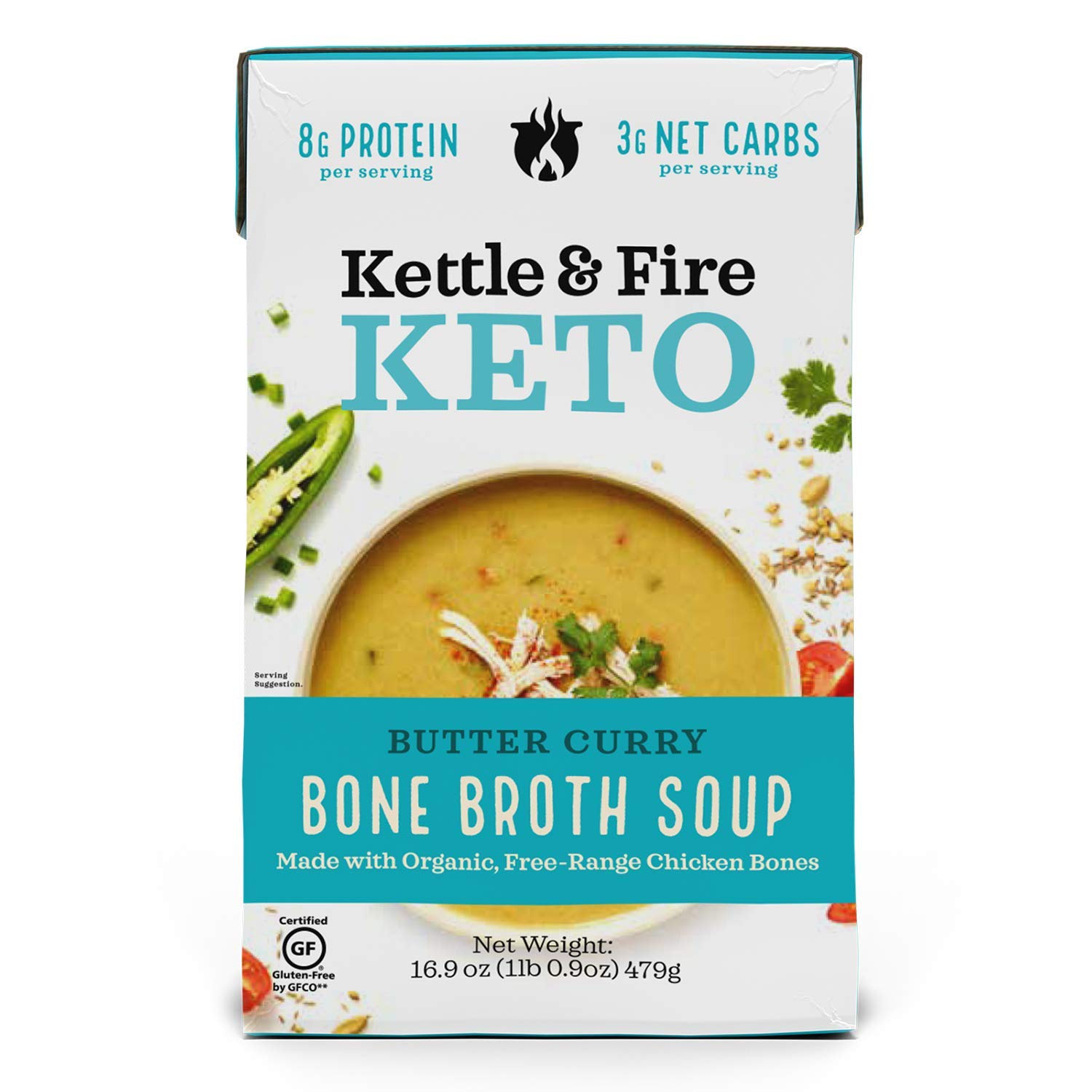 Kettle & Fire, Soup Butter Curry Masala, 16.2 Ounce