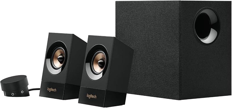 Z533 2.1 Sistema de Altavoces 2.1 con Subwoofer, Sonido Potente, 120W de Pico, Graves Potentes, Entradas Audio 3,5 mm/RCA, Multidispositivo, Enchufe EU, PC/PS4/Xbox/TV/Smartphone/Tablet