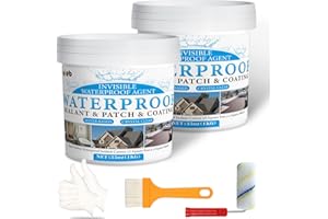 NIUB Liquid Waterproof Sealant, Invisible Waterproof Agent, Transparent Repairing Leak Waterproof Adhesive, Indoor & Outdoor Waterproof Coating(2KG)