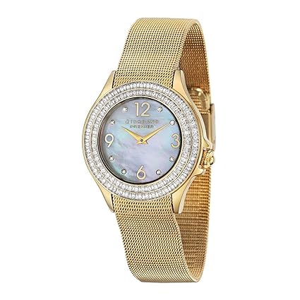 Giordano Analog Mother of Pearl Dial Womens Watch - P243-33