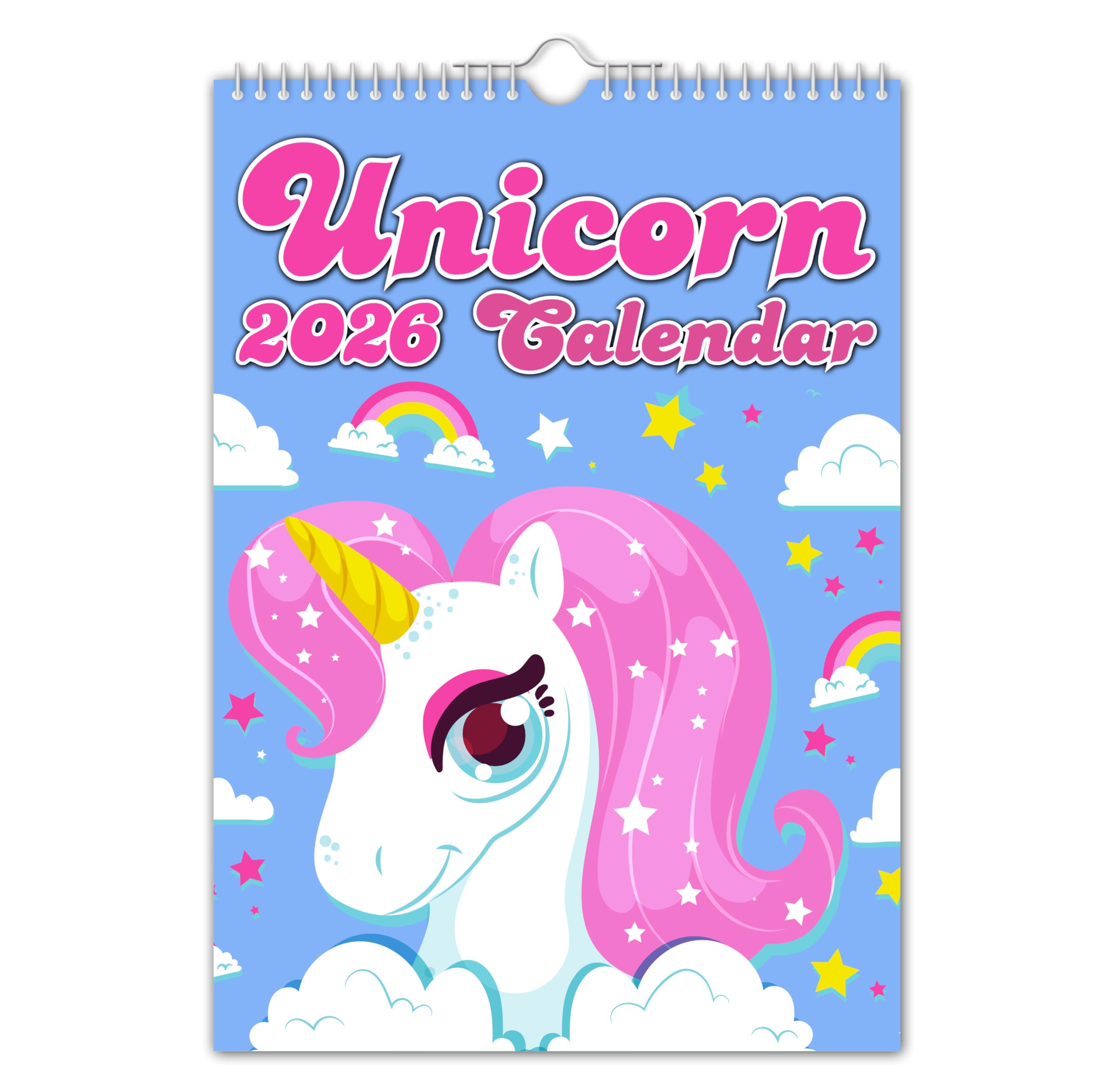 The Calendar King // Unicorn - 2025 Wall Calendar (Full Colour, A3 Size)