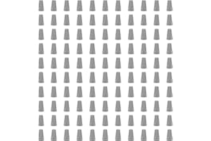 MAMFOUS 100 PCS P1 Grey Spring Insert Twist Caps Connection Electrical Wire Connectors Nuts Screw Terminals Assortment (Grey)