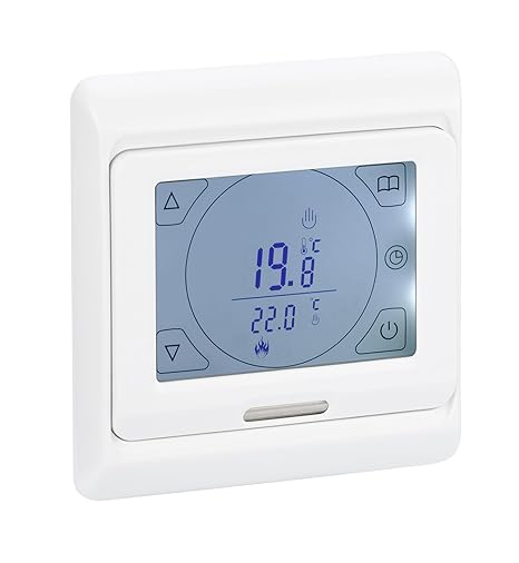 Digital Raumthermostat DRT-TS mit Touchscreen für elektrische Heizungen, Fußbodenheizung, Unterputz 230V Wandthermostat von imowell