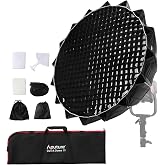 Aputure Quick Dome 90 35in/90CM Bowens Mount Softbox Quick-Setup | Lighting Controls Modifiers for Amaran Halo 600x 300x 200x Ray 660c 360c 300c 150c