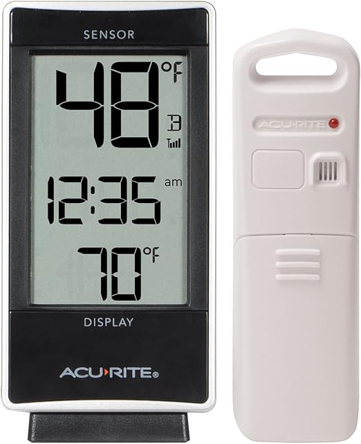 AcuRite 02059M Digital Thermometer with Indoor and Outdoor Temperature Amazon.ca Home & Kitchen