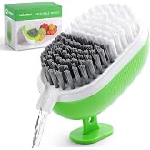 Lumkew Vegetable Potato Brush Scrubber for Cleaning Food Fruit Veggie | Potato Mushroom Scrubber Brushes, Veggie Fruit Washing Scrub Cleaner, Drainable