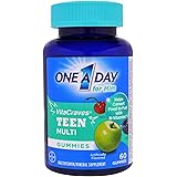 One A Day VitaCraves Teen for Him Multivitamin Gummies, Assorted, 60 ea - 2pc