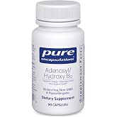 Pure Encapsulations Adenosyl/Hydroxy B12, 90 Capsules | High-Potency B Vitamin, for Energy Metabolism and Neurological Support*, Brain Support Supplement*, Vegan and Gluten-Free