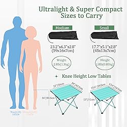 Grope Portable Camping Table with Aluminum Table