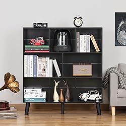 YAHARBO 8 Cube Bookshelf,3 Tier Bookcase with