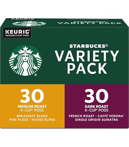 Starbucks Caramel Flavored Coffee K-Cup Pods – 60 Pods Total, Keurig Compatible, Best By 2025