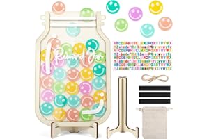 Magnetic Reward Jars for Kids,Personalized Reward Jar with Colorful Letter Stickers,Good Behavior Responsibility Training Too