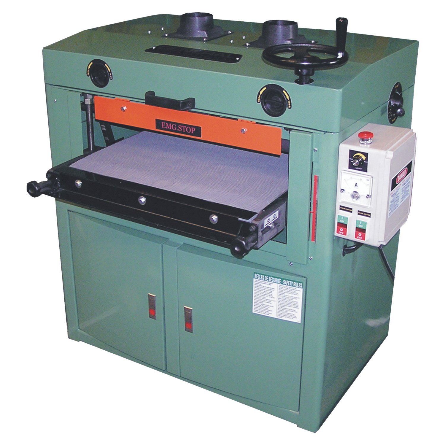 General International 15245M1 5 HP 25Inch Horizontal Double Drum