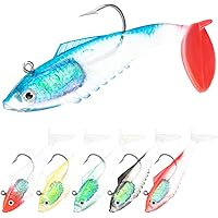 10-Piece Dice-Shaped Fishing Lure Kit - Slow Sinking PVC Baits For Bass & Catfish | Realistic Action Freshwater Lures