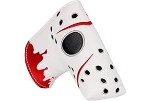 MYTAG Putter Covers Hockey Goalie Mask, Mallet Putter Cover Blade Putter Cover Strong Magnetic Putter Headcover