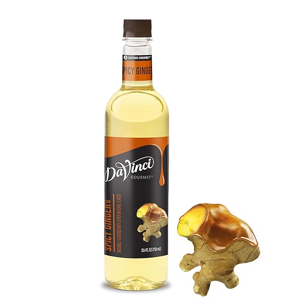 DAVINCI GOURMET SPICY GINGER SYRUP, 25.4 FLUID OUNCES...