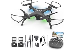 ATTOP Drone with Camera 1080P HD, Toss to Launch RC Drone for Kids/Adults with Smart APP Trajectory Flight Altitude Hold One Key Take Off/Landing Headless 360°Flip Camera Drone 2 Batteries