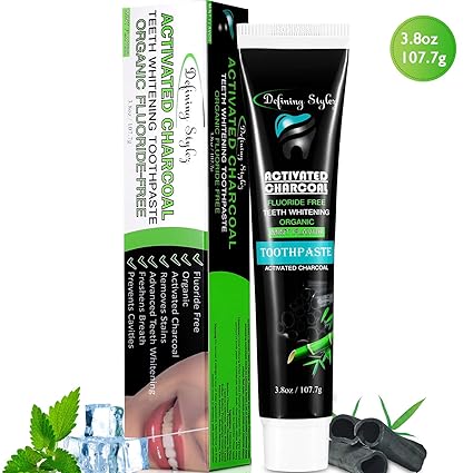 Aktivkohle Zahnpasta Zahncreme Kohlezahnpasta Weiße Zähne,MayBeau Whitening Zahnpasta Zahnpflege Zahnaufhellung Toothpaste Na