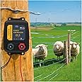 Electric Fence Energizer for Preventing Wild Animals Intruding， PE5 Electric Fence Charger，5-Mile/20 Acres Output Voltage 5000 V 0.2 Joule