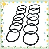 ZHIYE 50 Pcs Elastic Hair Bands 4mm No Metal Strong Hair Ties Thick view 5