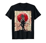 Japanese Art Samurai Vintage Fighter Retro Design