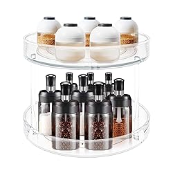VAEHOLD 2 Tier Lazy Susan Turntable Spice Rack