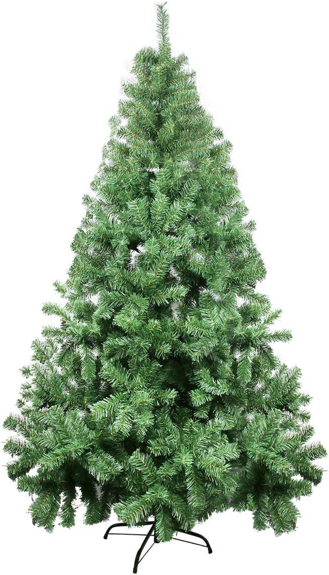 7ft Christmas Tree - Xmas Tree - Artificial Christmas Pine Trees - 1000 Branch Tips for Lush Looking - 3 Separable Sections - Tree Stand - Holiday Decorations - Christmas Decor