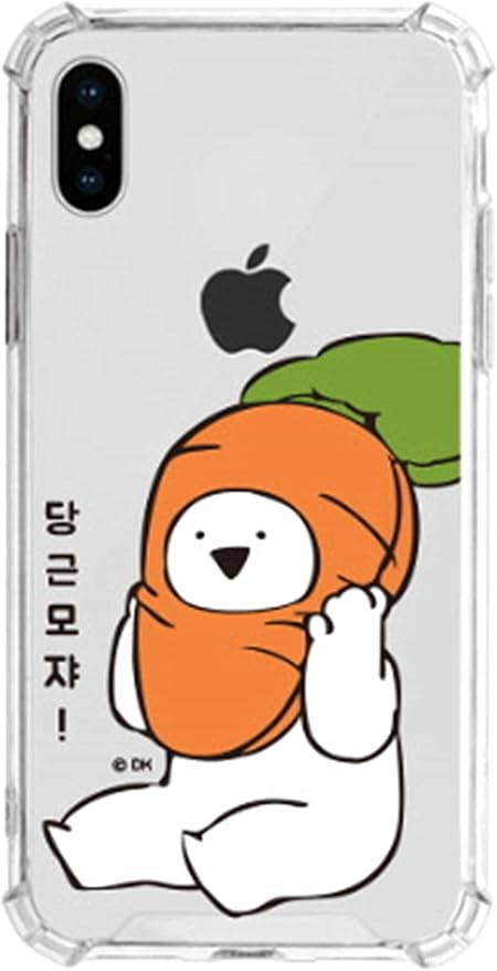Amazon Co Jp 可愛い Kakao Talk Emoticons 韓国 Sns カカオトーク Over Action 絵文字 Carrot Hat Rabbit にんじん 帽子 兎 キャラクター 柄 アート デザイン Iphone ケース と Galaxy ケース 対応 Tpu シリコン と ポリカーボネート 素材