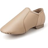 Stelle Jazz Shoes for Girls and Boys PU Leather Slip-On Jazz Dance Shoes
