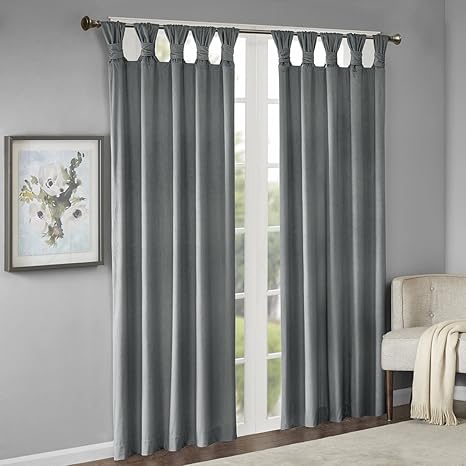 Amazon Com Jla Home Inc Blue Curtains For Living Room