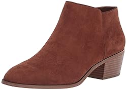 Amazon Essentials Women's Ankle Boots, Cognac, 8.5