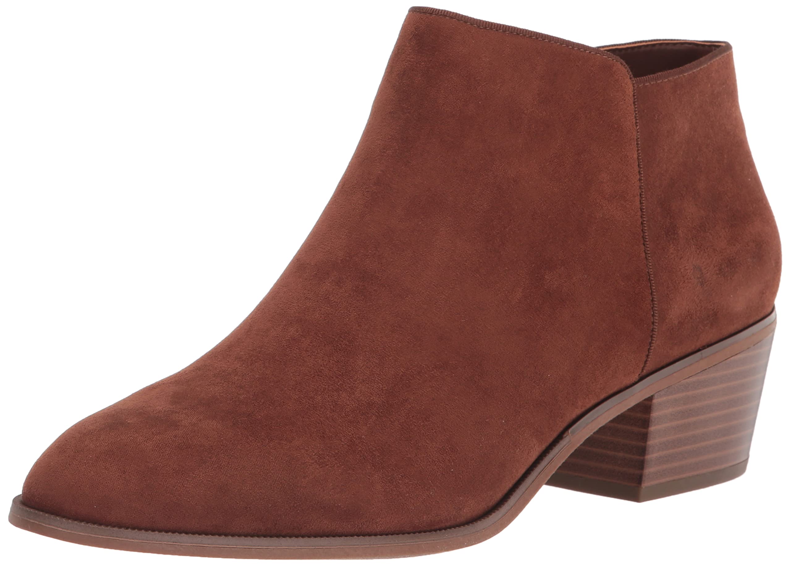 Amazon Essentials Women's Ankle Boots, Cognac, 8.5