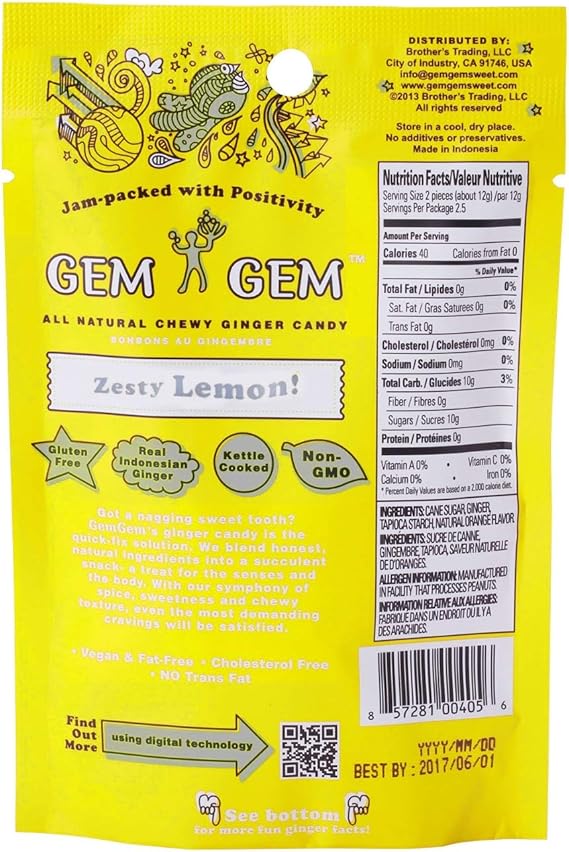 Other Candy & Nuts Ads Collectibles 5 packs Gingerbon Ginger Candy