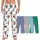 Custom Pajamas Pants With Photo Face Custom PJ Pants Personalized Gifts For Women Men Pet Dog Cat Christmas Valentines