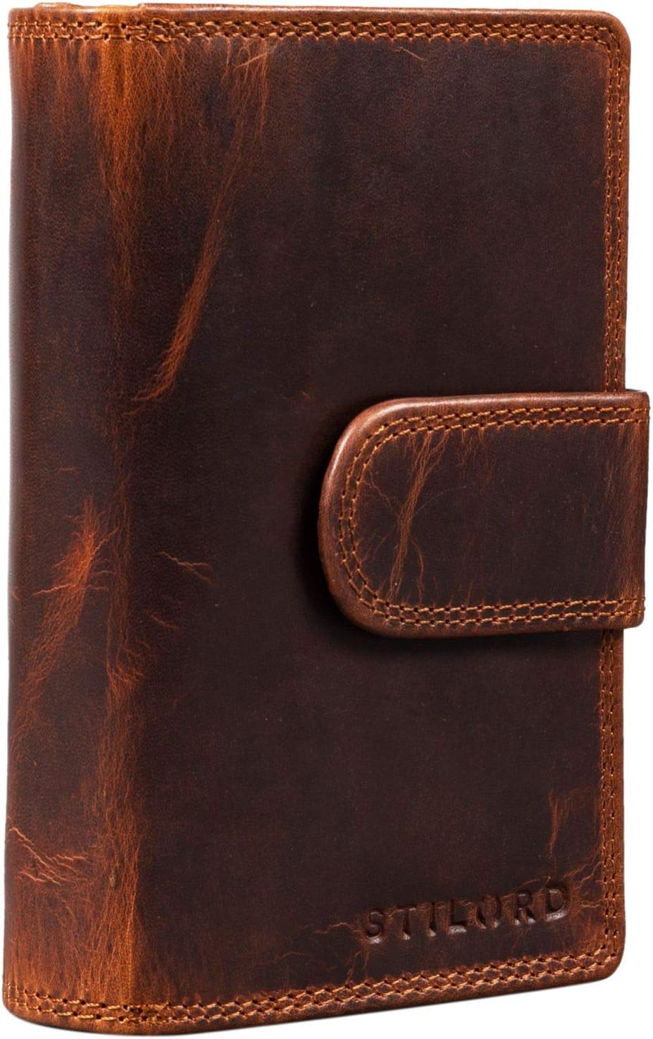STILORD 'Tilda' Ladies RFID Leather Purse Vintage Wallet Large Credit Card Holder with Zipper Womens Coin Purse Genuine Leather - Image 5