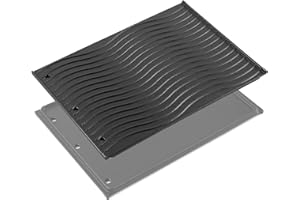 CHARBROFIRE 56040 56041 Griddle Grill Replacement Parts for Napoleon Prestige 500 Prestige Pro 500 Built-in lex 485 605 730 Series P500RSIBPSS-3 BIP500RBNSS-3 BIPRO500RBPSS-3 Reversible Cast Iron Griddle Plate