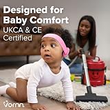 VORNN Baby Ear Defenders 0-36 Months Pink CE UKCA Certified Noise Cancelling view 5