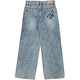 Rsq Boys Embroidered Extra Baggy Jeans