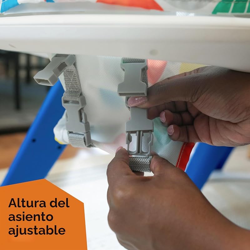 , À volta do Centro We Grow e da mesa de atividades, andarilho evolutivo, estação de brinquedos removível, assento multilíngue, giratório 360°, altura ajustável, a partir dos 6 meses