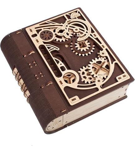 Wood Trick Forziere Nordico Puzzle 3D In Legno – Modello Meccanico Da Costruire, 202 Pezzi - 4