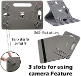 Mobile Stuff Pink 10-10.1" Universal Leather Stand Case Folio 360° Rotating Tab view 5