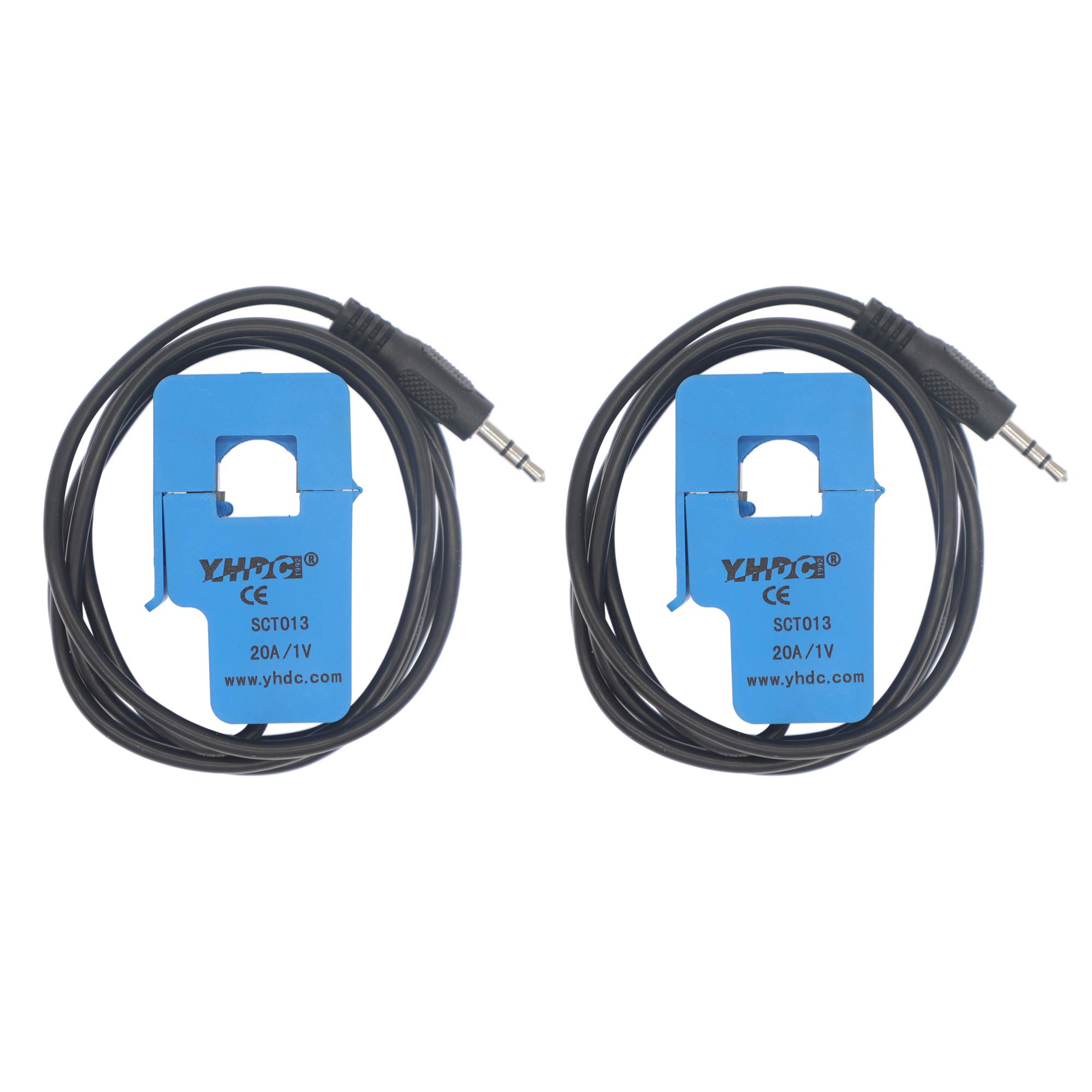 2PCS SCT013-020 20A 1V Non-invasive Split Core Current Transformer Sensor