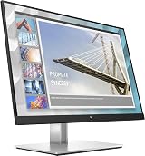 HP E24i G4 24 inch WUXGA 1920x1200 IPS Monitor Black Silver view 4