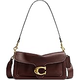 COACH Women's Tabby Shoulder Bag 26 in Soft Grain Leather, B4/Maple, Brown, One Size