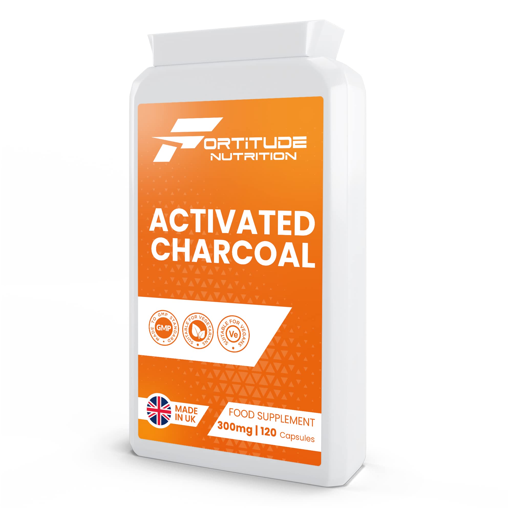 Activated Charcoal Capsules | May Help with Gas Relief and Bloating | Detox Support and Digestive Health | Activated Charcoal Tablets from Coconut | 300mg 120 Vegan Capsules